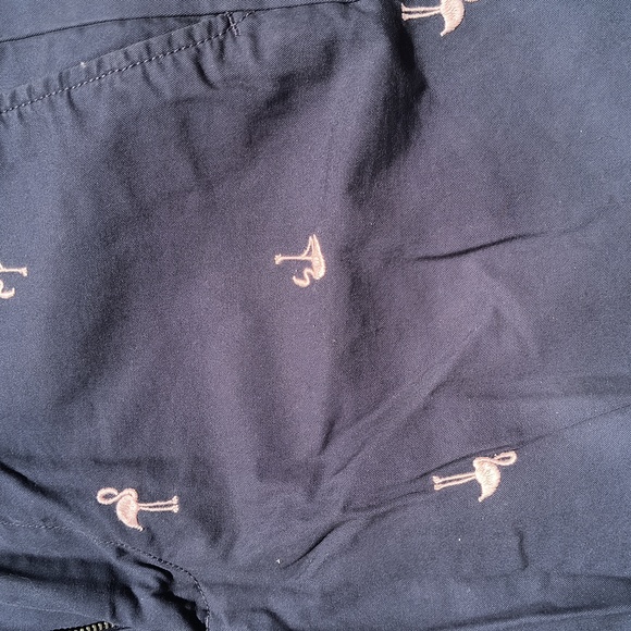 Men's navy flamingos shorts size 30 - Picture 4 of 8